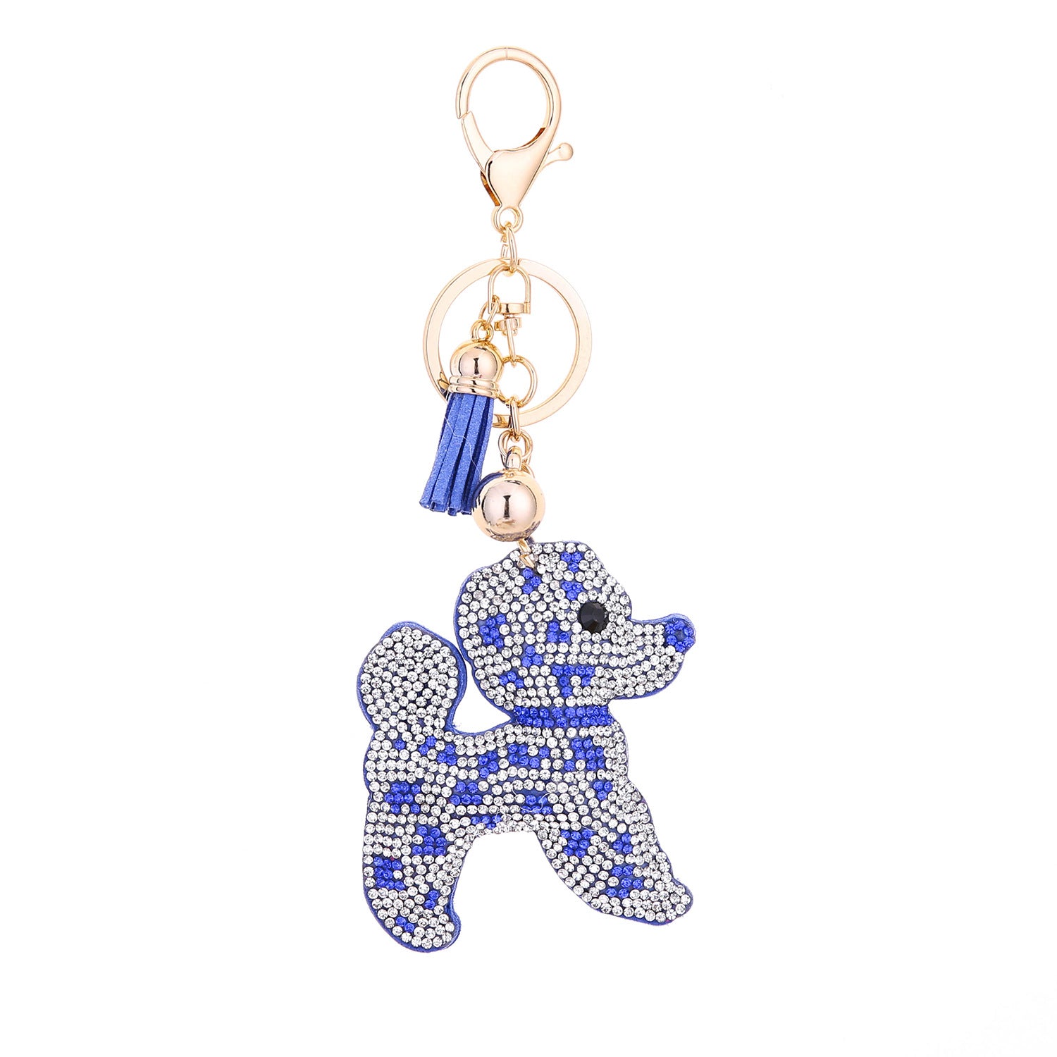 Wholesale Diamond Dog Keychain